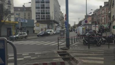 Empty streets of Saint-Denis