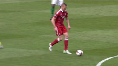 Adam Rooney scores