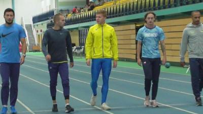 Ukraine’s 4x100m relay team