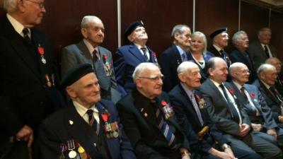 A group of World War Two veterans from Northern Ireland have received the Legion D'Honneur, for their part in the liberation of France from Nazi Germany