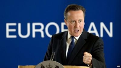 David Cameron in Brussels on 26 June 2015