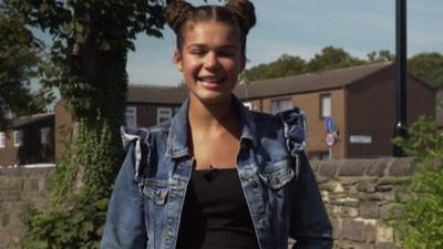 Tillie a.k.a. Chloe from CBBC's Almost Never.