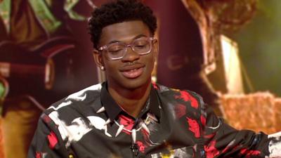 Rapper Lil Nas X on BBC Breakfast