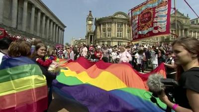 Birmingham Pride flag