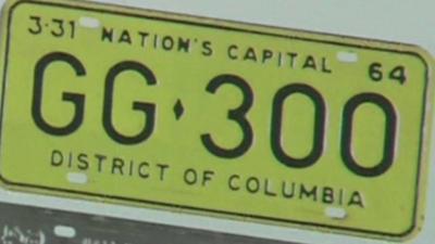 The licence plate