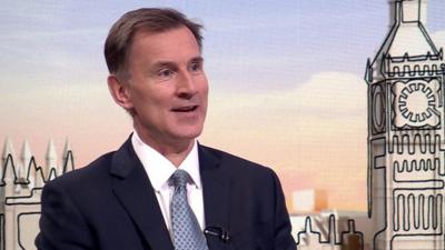 UK Chancellor Jeremy Hunt