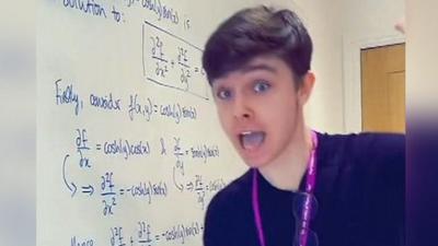 Trainee maths student Harry Surplus