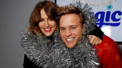 Caroline Flack and Olly Murs