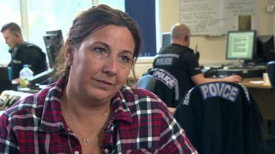 Police officer describing her menopausal symptoms