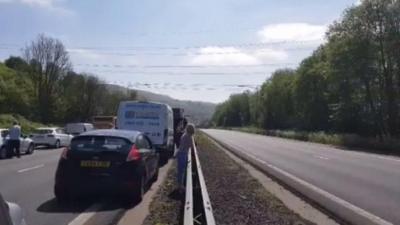 A470 crash