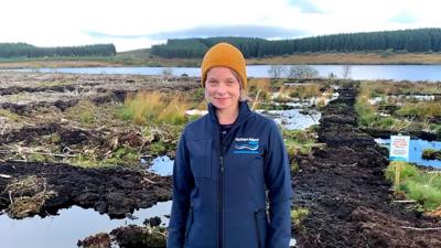 A peat bog in County Tyrone is helping create cleaner drinking water while tackling climate change.