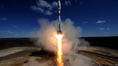 Rocket launch from Vostochny cosmodrome