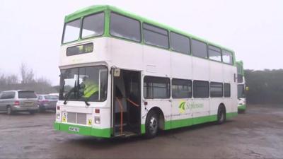 Donated bus