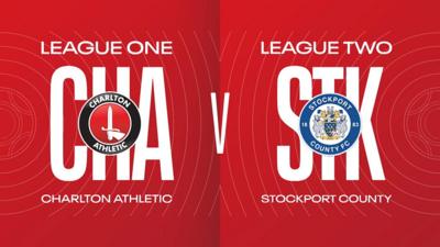 Charlton v Stockport County graphic