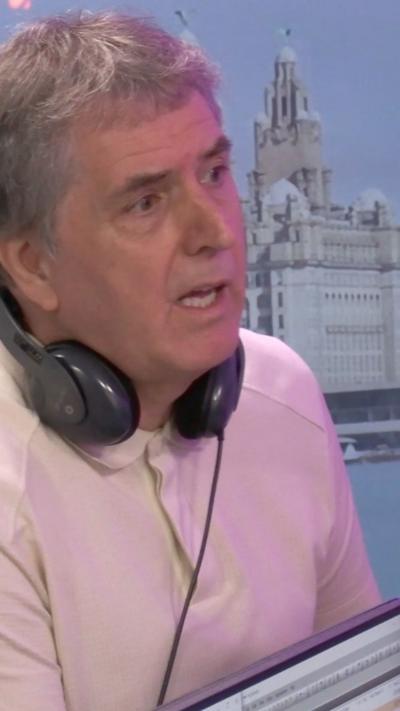 Steve Rotheram in the BBC Radio Merseyside studio