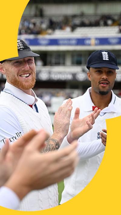 Ben Stokes and Emilio Gay clapping
