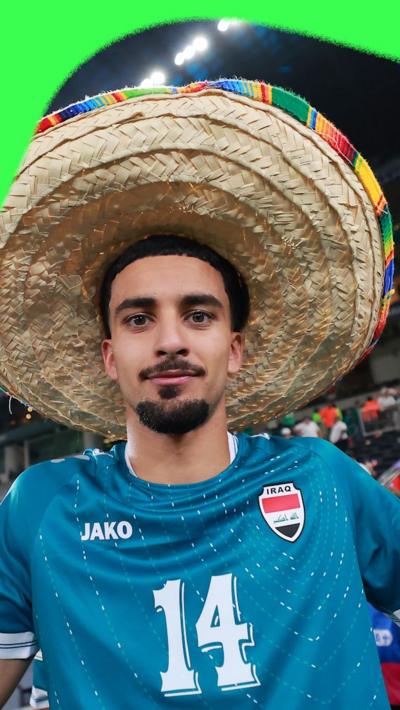 Zidane Iqbal celebrates qualifying for the 2026 World Cup