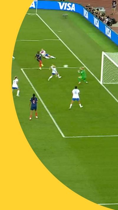 Shot fired at goal from France player