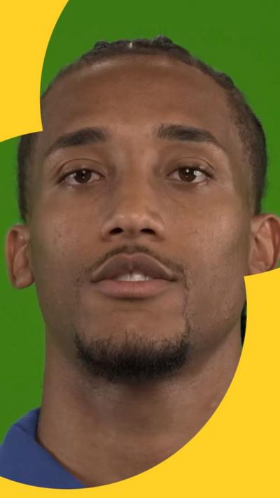 Joao Pedro looks down the camera as he pronounces his name