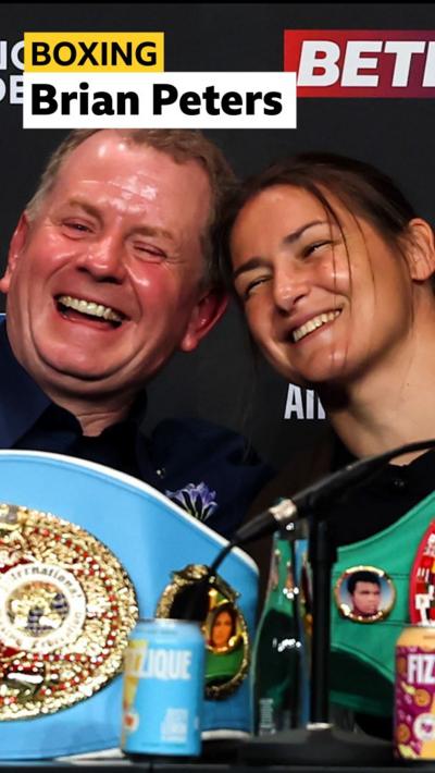 Brian Peeters and Katie Taylor