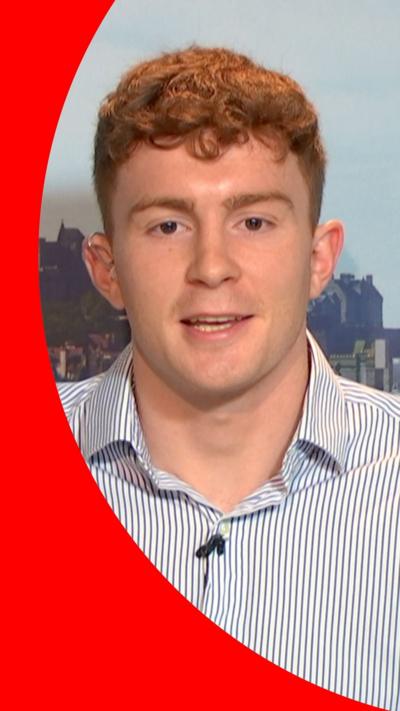 Archie Goodburn speaking on BBC News 