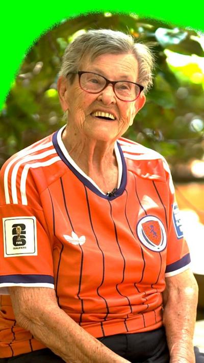 Scotland fan Moira Brown