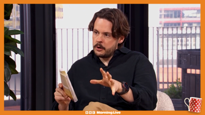 Nick Stapleton in the Morning Live studio