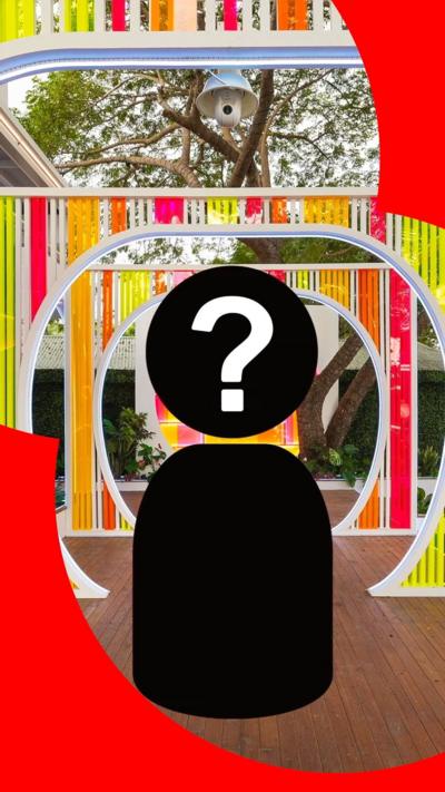 A screenshot from the viral AI TikTok series 'Fruit Love Island' with a red 'AI generated' label added on top.