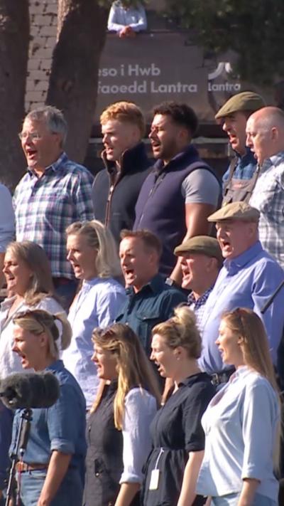 choir singing at the royal welsh