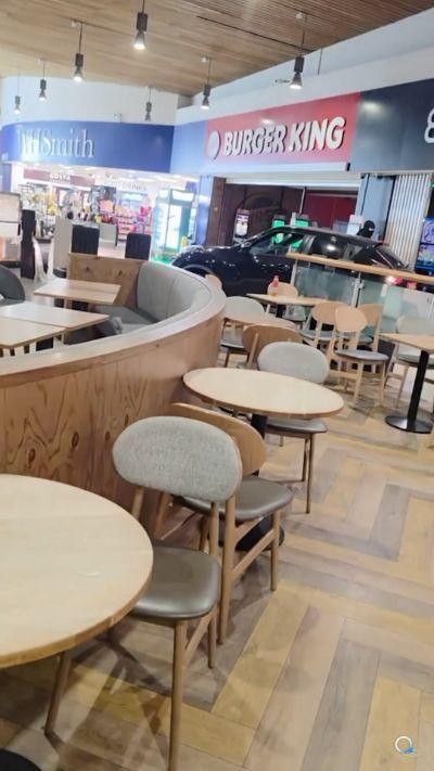 A service station in West Yorkshire