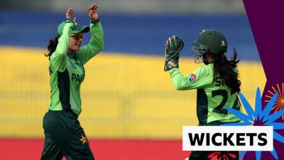 Nashra Sandhu and Sidra Nawaz celebrate for Pakistan