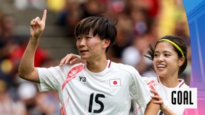 Watch Japan score their first goal against Spain at the Paris 2024 Olympics