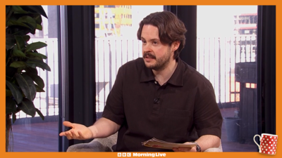 Nick Stapleton in the Morning Live studio