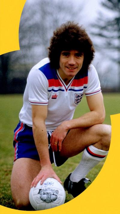 Kevin Keegan in England shirt