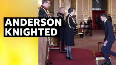 Princess Royal and Sir Jimmy Anderson