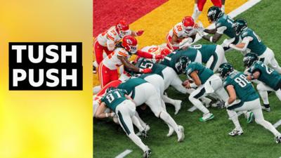 The Philadelphia Eagles score using the 'Tush Push'