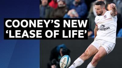 Ulster's John Cooney takes a kick