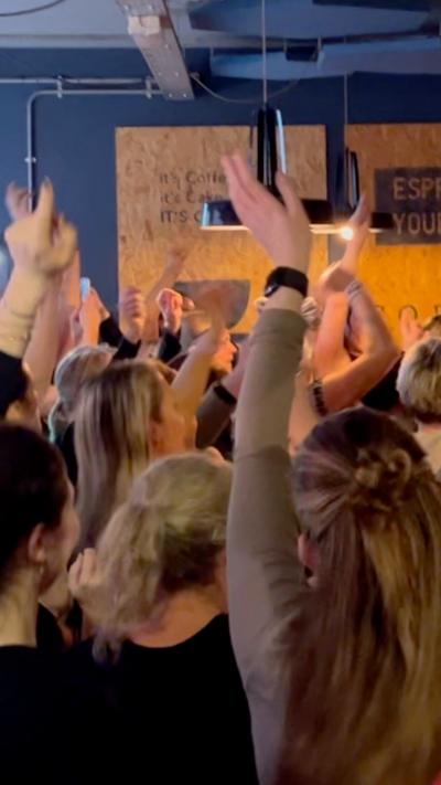 Coffee rave in North Yorkshire shop