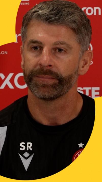 Aberdeen manager Stephen Robinson