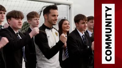 Pablo Sarabia helps inspire young people around Wolverhampton