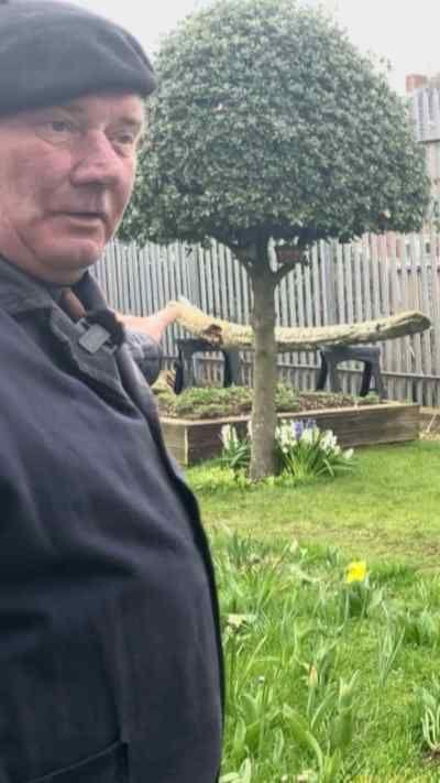 Ernie Brown at Oasis Garden in Grimsby