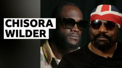 Deontay Wilder and Derek Chisora