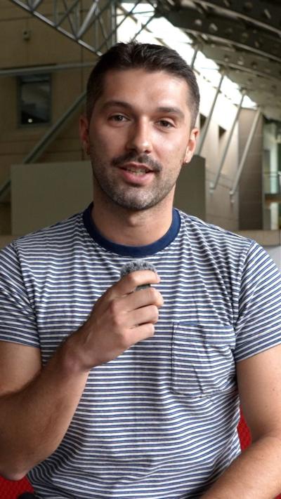 BBC Senior Journalist James Chater speaking