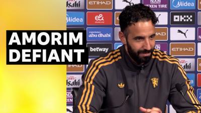Manchester United boss Ruben Amorim