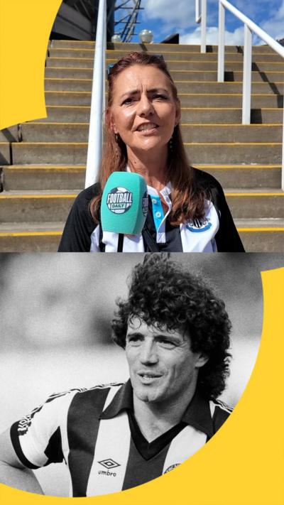 Newcastle fan and Kevin Keegan