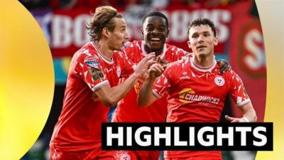 Allistair Coote celebrates scoring 