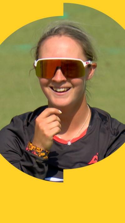Alice Capsey looking confused 