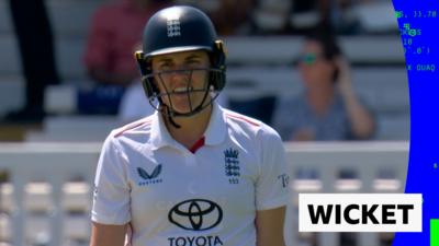 Nat Sciver-Brunt after getting out