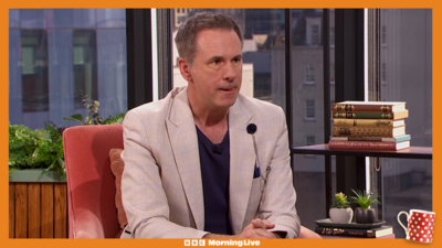 Spencer Kelly in the Morning Live studio