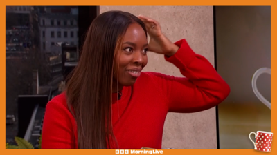 Dr Tosin in the Morning Live studio